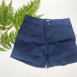 GAP Navy 5” short business casual cotton everyday shorts